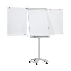 FRANKEN Flipchart tábla mobil 67x95cm, mágneses, 2 db segédkarral, 5 görgős Proline  FC81 Franken FRANKEN_FC81 small