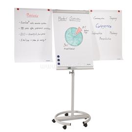 FRANKEN Flipchart tábla mobil 68x105cm, mágneses, 2 db segédkarral, 5 görgős Premium line  F2400/N Franken FRANKEN_30837 small