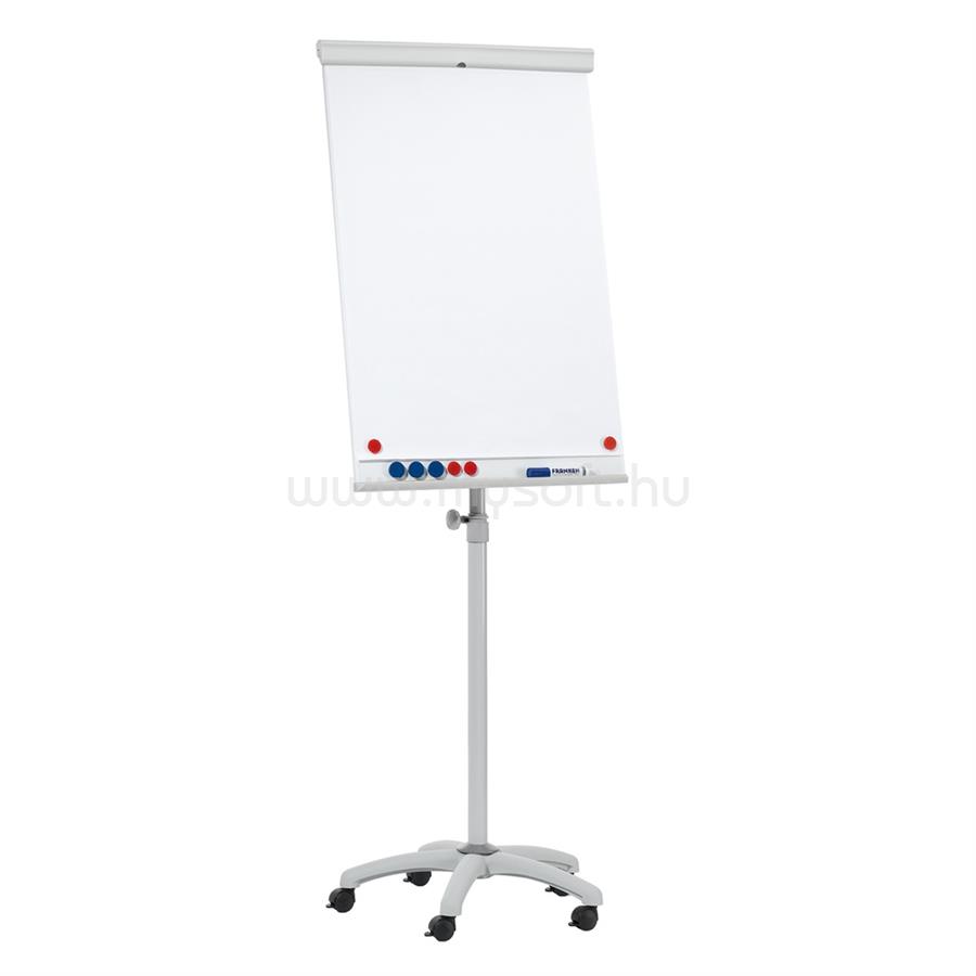 FRANKEN Flipchart tábla mobil 68x105cm, mágneses 5 görgős gurítható X-tra Line Mobil  EL-FC31 Franken