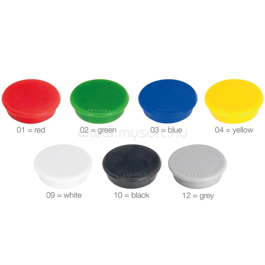 FRANKEN Mágnes 24mm, 10 db/csomag,  HM20 99 Franken vegyes színek