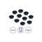 FRANKEN Mágnes 32mm, erősség: 800 g. HM30 10 10 db/csomag,fekete FRANKEN_HM30_10 small