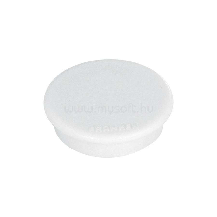 FRANKEN Mágnes 38mm, erősség: 1500 g. HM38 09 10 db/csomag, fehér
