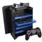 FROGGIEX Charge & Disc Tower PS4 dual töltőállomás + lemez tartó állvány FX-P4-C1-B small