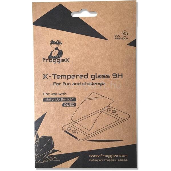 FROGGIEX FX-NSO-TG-9H Nintendo Switch OLED 9H üvegfólia