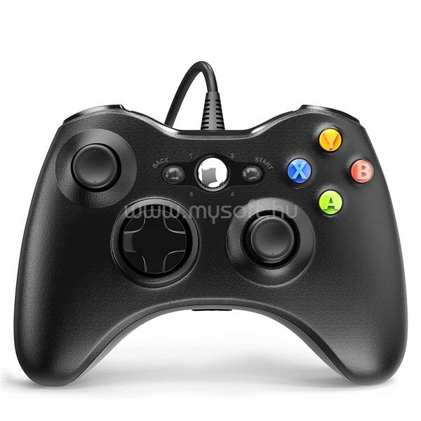 FROGGIEX FX-X360-PC-B Xbox360/PC kontroller (fekete)