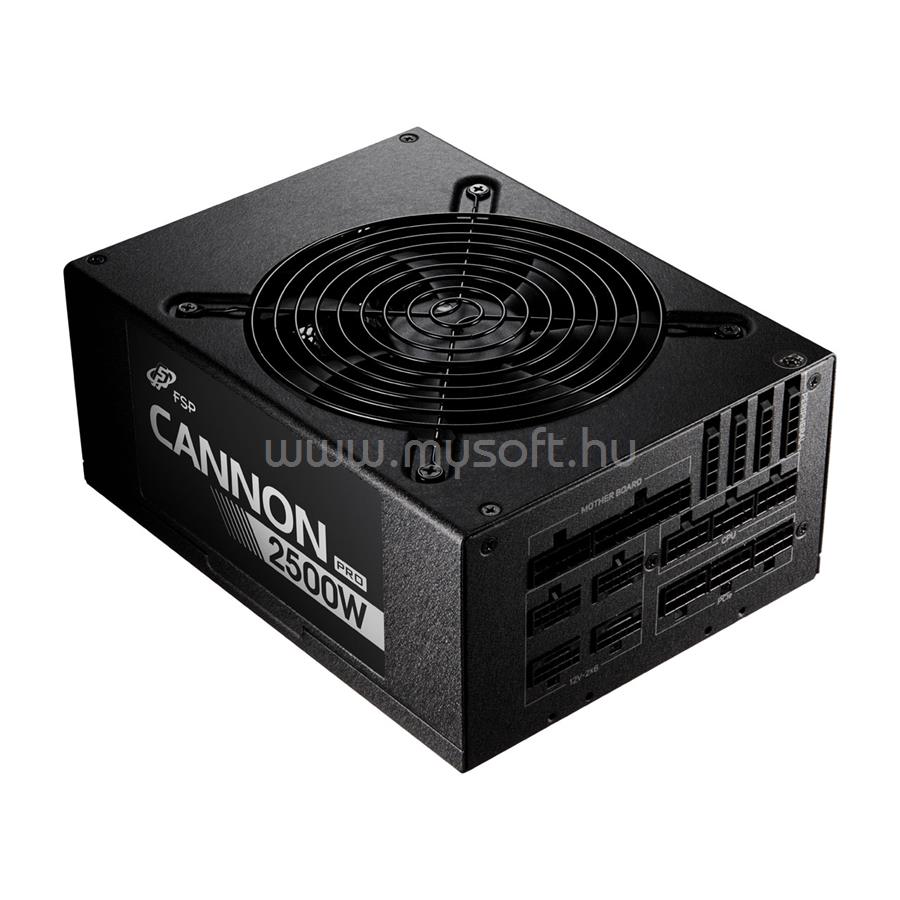 FSP 2500W - CANNON PRO 2500 - 80+ Platinum ATX3.1 Gen 5.1 - Fekete Tápegység