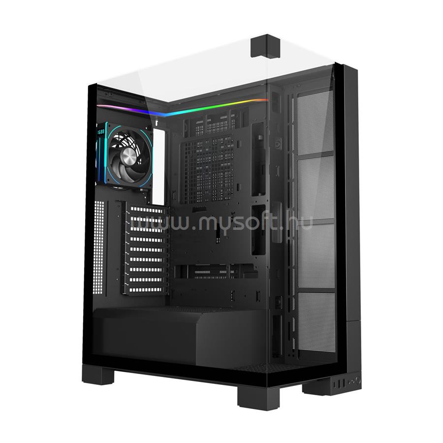 FSP Ultra U691-BP fekete (táp nélküli) ablakos ATX ház
