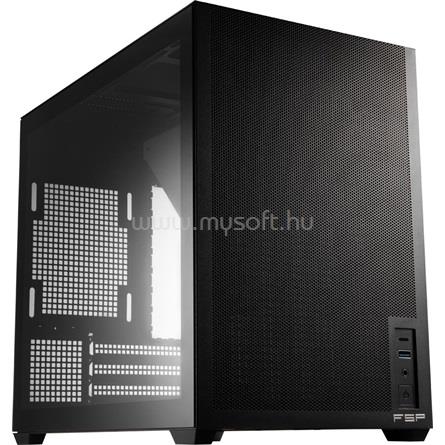 FSP S210 táp nélküli MT Mini Tower számítógépház fekete
