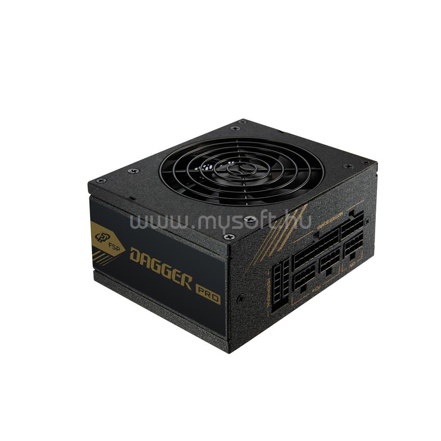 FSP tápegység beépítő kerettel DAGGER PRO 850 SFX 850W moduláris 80+ Gold