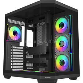 FSP U580 ARGB táp nélküli ablakos Mid Tower számítógépház fekete FSP_U580-BA small