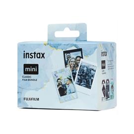 FUJIFILM Instax Mini Film Glossy Classic Bundle (Bluemarble, Black Frame, Monochrome) (30lap) 70100149917 small