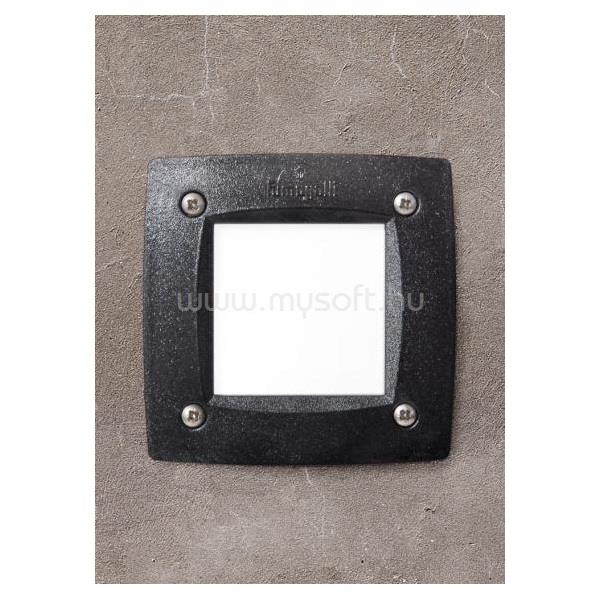 FUMAGALLI LETI 100 SQUARE ST LED 3W GX53 fekete kültéri beépíthető falilámpa