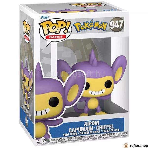 FUNKO POP! (947) Games: Pokemon - Aipom figura