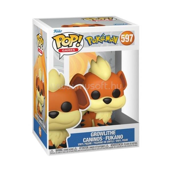 FUNKO POP! Games (597) Pokémon - Growlithe figura