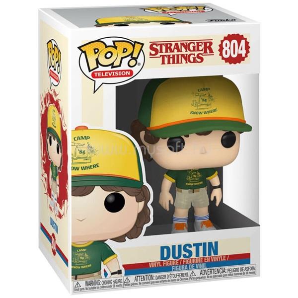 FUNKO POP! Television (804) Stranger Things - Dustin (At Camp) figura