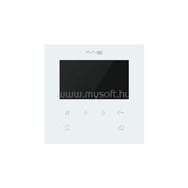 FUTURA DIGITAL FUTURA DF-4/W 4"kijelző/kihangosított kommunikáció/interkom/videós fehér lakáskészülék DF_-_4/W small