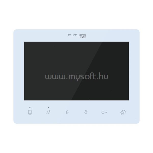 FUTURA DIGITAL FUTURA DF-7/W 7"kijelző/kihangosított kommunikáció/interkom/videós lakáskészülék