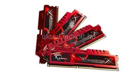 G-SKILL DIMM memória 4X4GB DDR3 1600MHz CL9 RipjawsX Intel XMP Red F3-12800CL9Q-16GBXL small