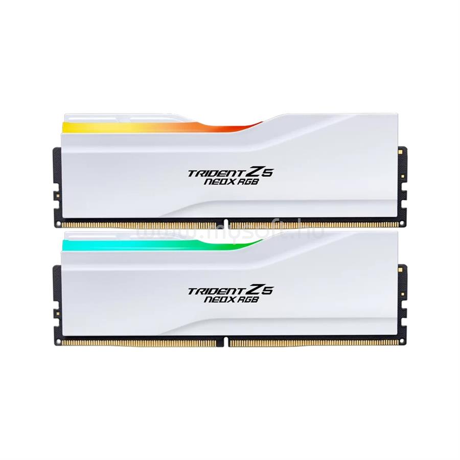 G-SKILL Trident Z5 Neo X RGB memória DDR5 6000MT/s CL26-36-36-32 1,45V 32GB kit (2x16GB) AMD EXPO-ULL fehér