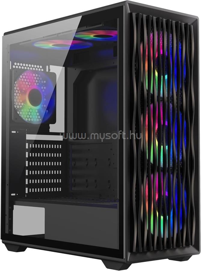 G-SKILL GM2 ATX táp nélküli ablakos ház fekete