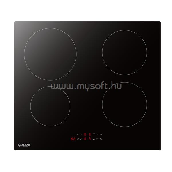 GABA GMH-IND-4  beépíthető, indukciós, főzőzóna:4, beépíthető méret:56cm, főzőlap