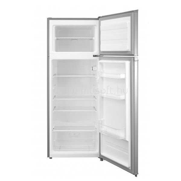 GABA GH-205XE felülfagyasztó kombinált hűtőszekrény, 206L, inverter, hűtő: 169L, fagyasztó 37L, fagyasztó 2,4kg (ezüst)