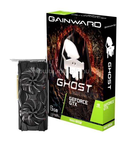 GAINWARD Videokártya nVidia Geforce GTX 1660 Super Ghost 6GB GDDR6