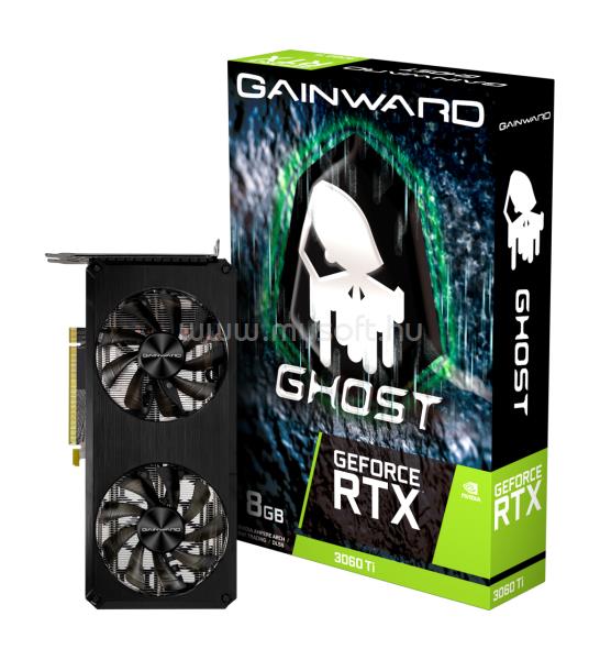 GAINWARD Videokártya nVidia GeForce RTX 3060Ti Ghost 8G GDDR6