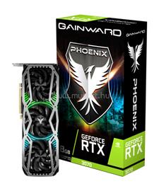 GAINWARD Videokártya nVidia GeForce RTX 3070 Phoenix 8GB GDDR6 LHR GAINWARD_1990LHR small