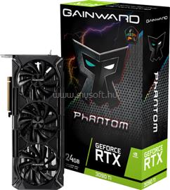 GAINWARD Videokártya nVidia GeForce RTX 3090Ti Phantom 24GB GDDR6X GAINWARD_3185 small
