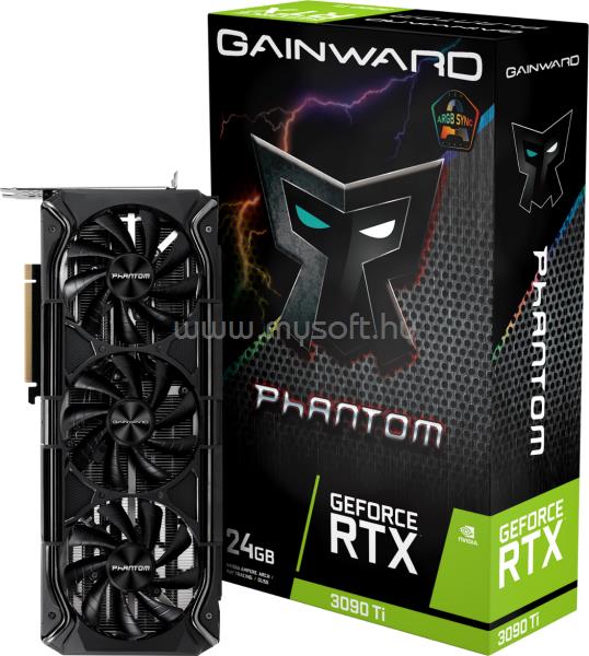 GAINWARD Videokártya nVidia GeForce RTX 3090Ti Phantom 24GB GDDR6X