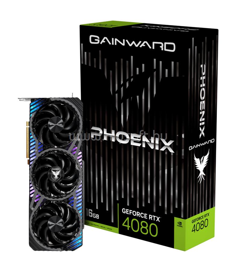 GAINWARD Videokártya nVidia GeForce RTX 4080 Phoenix 16GB GDDR6X