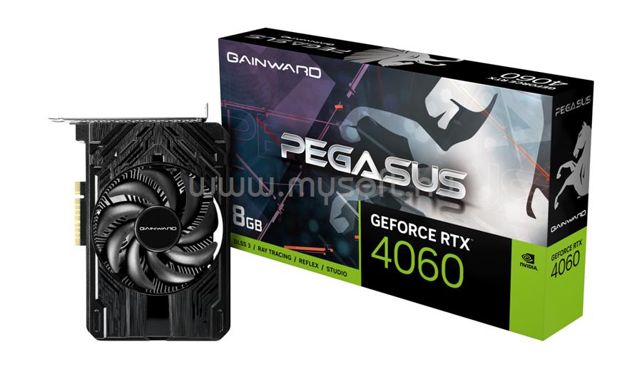 GAINWARD Videokártya nVidia GeForce RTX 4060 Pegasus 8GB GDDR6