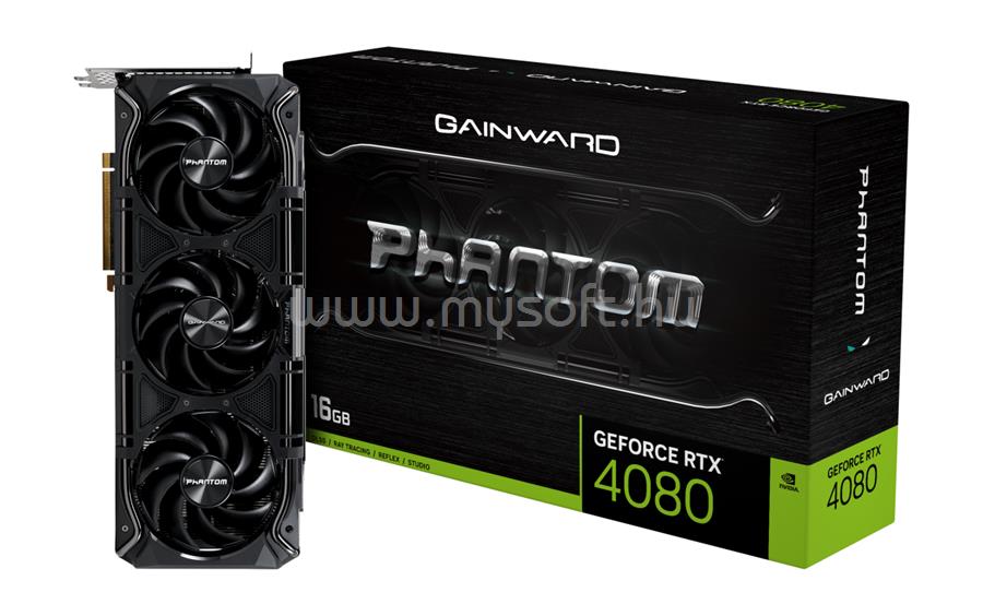 GAINWARD Videokártya nVidia GeForce RTX 4080 Phantom 16GB GDDR6X