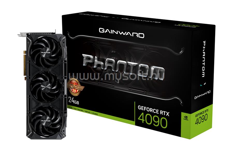 GAINWARD Videokártya nVidia GeForce RTX 4090 Phantom GS 24GB GDDR6X