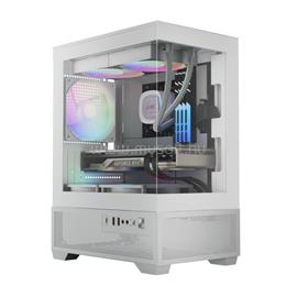 GAMDIAS Aura GC9M ELITE ARGB Tempered Glass White 16334-02F23-10000-G small