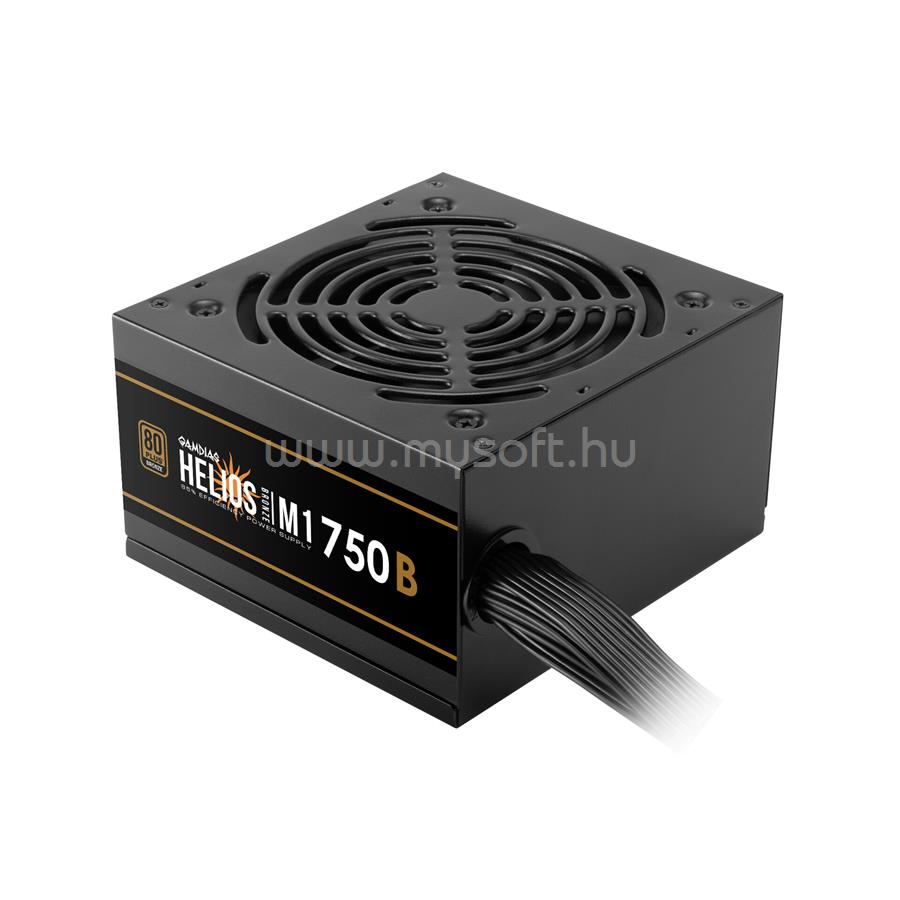 GAMDIAS Táp 750W 12cm 80+ Bronze HELIOS M1-750B