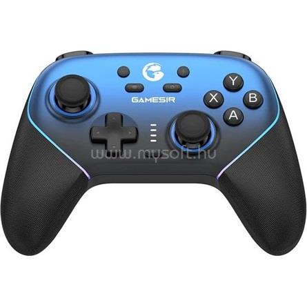 GAMESIR Super Nova Multiplatform Bluetooth / USB / vezeték nélküli gamepad játékvezérlő (kék-fekete)