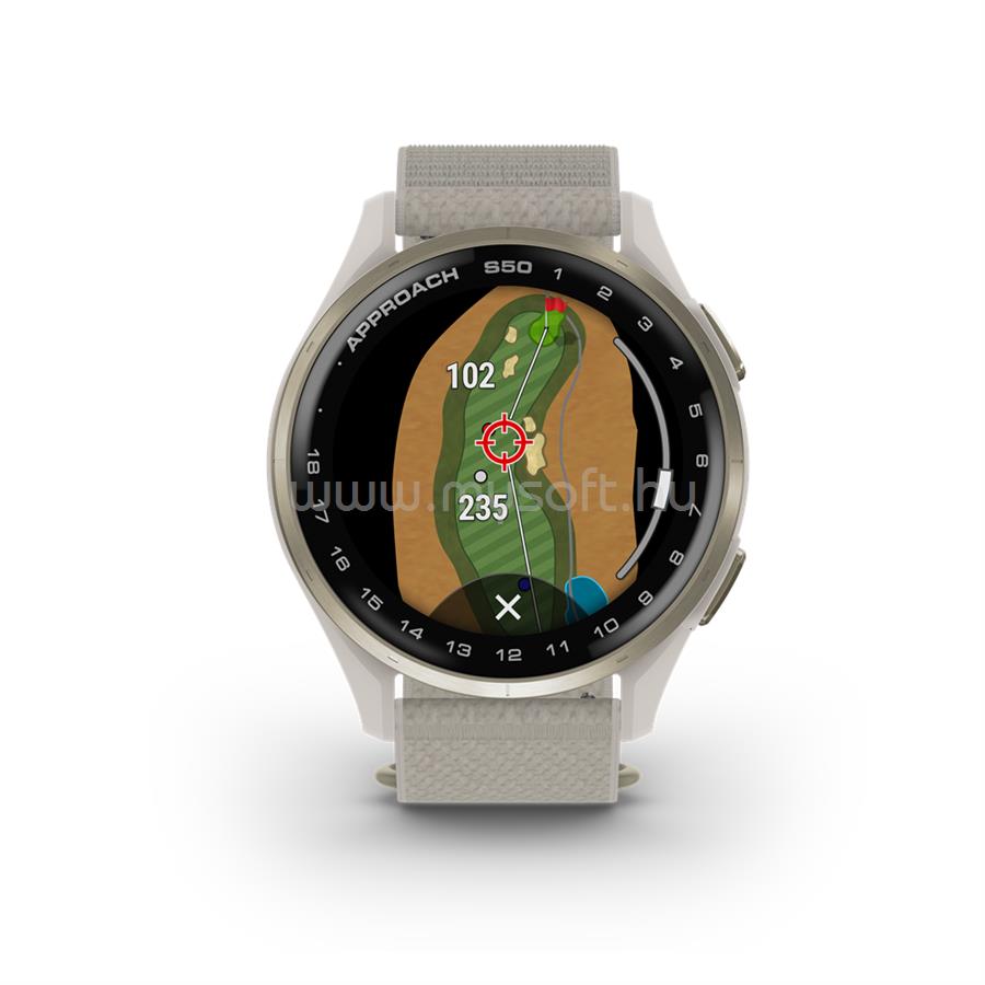GARMIN Approach S50 gold cream