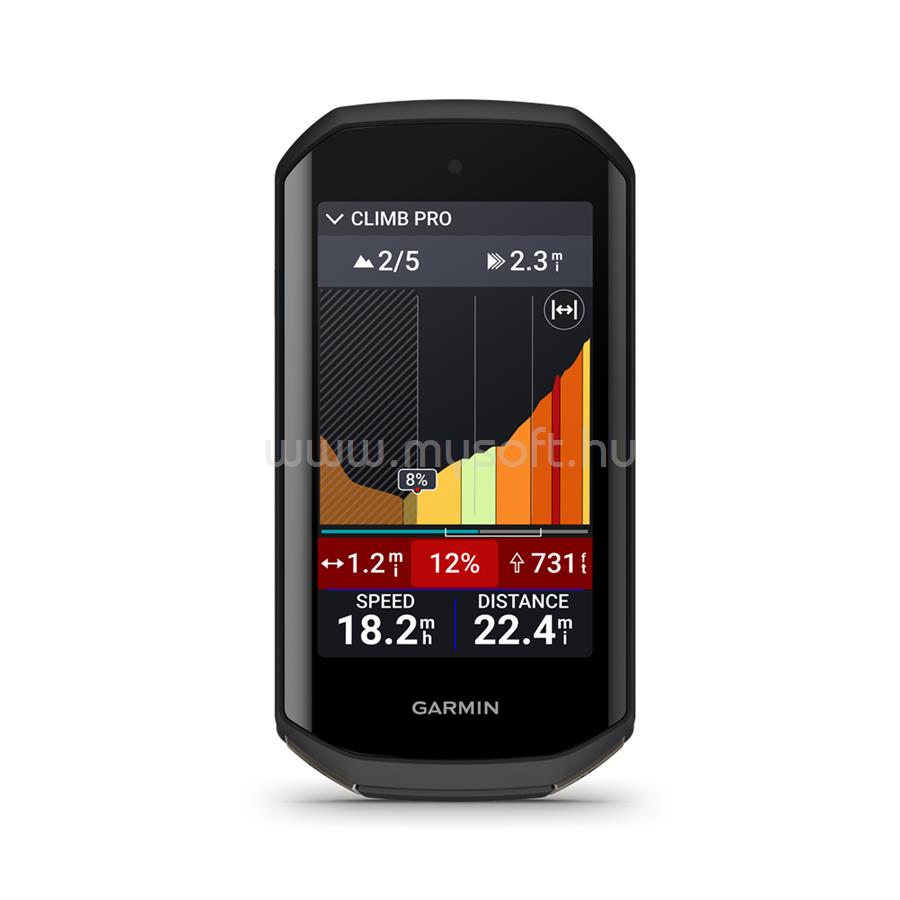 GARMIN Edge 1050 kerékpáros GPS Bundle (pulzuspánt, speed- és cadence szenzor)