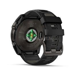 GARMIN fenix 8 51mm Solar Graphite/Titan Silicone Band 010-02907-11 small