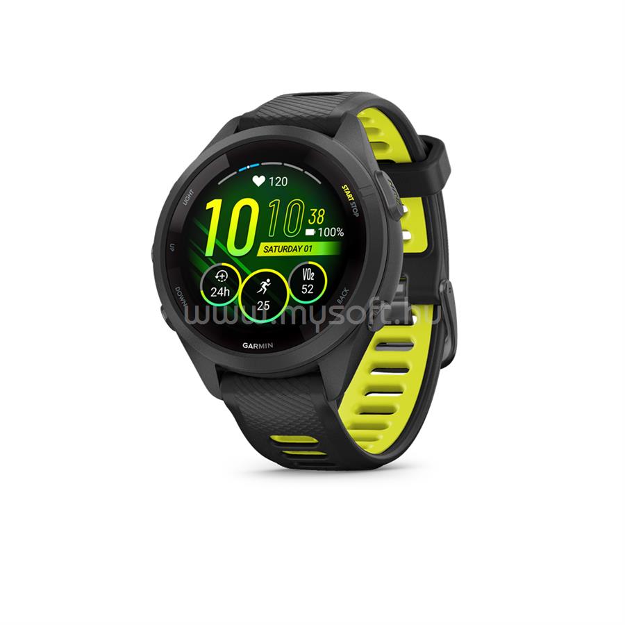 GARMIN Forerunner 265S okosóra (fekete-sárga)