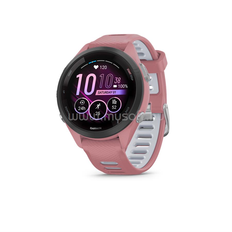 GARMIN Forerunner 265S okosóra (rózsaszín-homokkő)