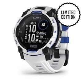 GARMIN Instinct 3, 45mm Solar, homokkő, homokkő/kék szilikon szíjjal (Limited Edition) 010-02934-03 small