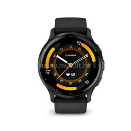 GARMIN Venu 3 okosóra fekete kerettel, bőr és szilikon szíjjal (fekete) 010-02784-52 small