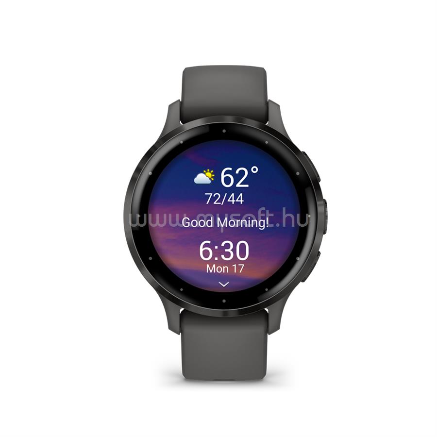 GARMIN Venu 3S okosóra szilikon szíjjal (szürke)