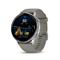 GARMIN Venu 4 - 45 mm, silver, grey silicone band 010-03014-01 small