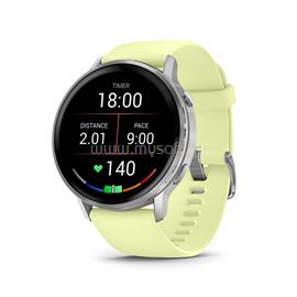 GARMIN Venu 4 - 45 mm, silver, yellow silicone band 010-03014-02 small