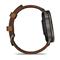 GARMIN Venu 4 45 mm okosóra fekete szilikon- és barna bőrszíjjal (sötétszürke) 010-03014-03 small