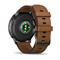 GARMIN Venu 4 45 mm okosóra fekete szilikon- és barna bőrszíjjal (sötétszürke) 010-03014-03 small